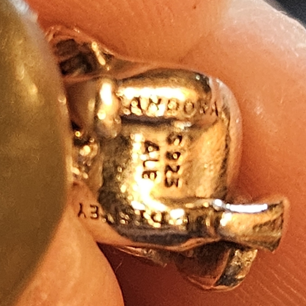 Authentic Disney Alice In Wonderland White Rabbit Pandora Charm - Picture 2 of 3